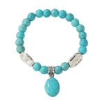 Bracciale con perline da donna Turchese Stile etnico Gioielli con ciondoli, S2208-2 Owl, S2208-3 Butterfly, S2208-4 Sea Star, S2208-5 Life Tree, S2208-1 Eyes, S2203-12 Cross, S2203-13 Turquoise Pendant, S2212-1 Eyes, S2303-1, S2303-2 Turtles           ...