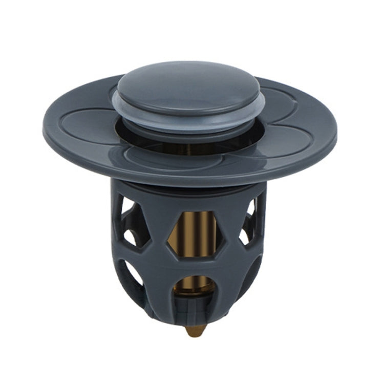 005 2 pezzi Lavabo che rimbalza Nucleo Push-type Deodorante Tappo di scarico Accessori per lavabo, Cap, Gray, Silver Gray, Rose Gold