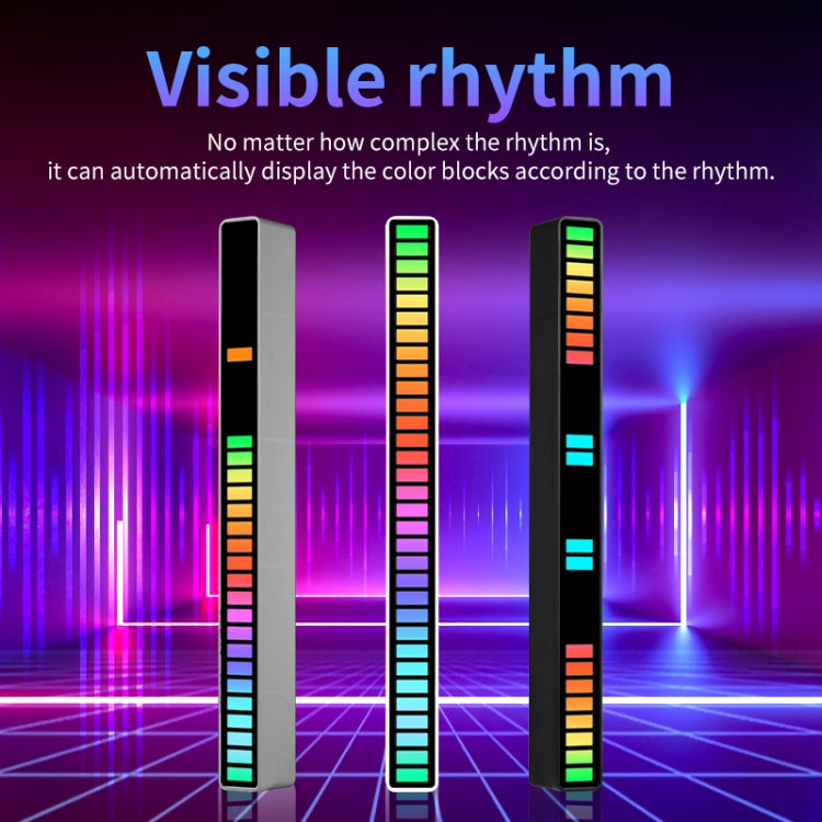 Luci di risposta ritmica controllate da audio RGB Musica Luci di ripresa a LED ambientali, Charging, Plug-in