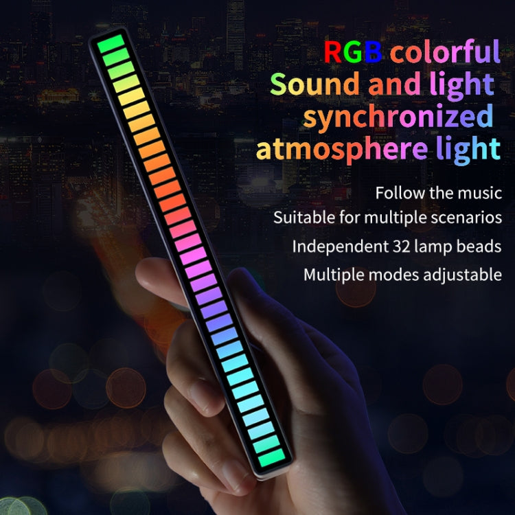 Luci di risposta ritmica controllate da audio RGB Musica Luci di ripresa a LED ambientali, Charging, Plug-in