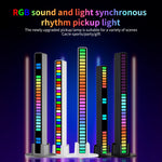 Luci di risposta ritmica controllate da audio RGB Musica Luci di ripresa a LED ambientali, Charging, Plug-in