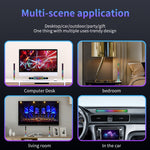 Luci di risposta ritmica controllate da audio RGB Musica Luci di ripresa a LED ambientali, Charging, Plug-in
