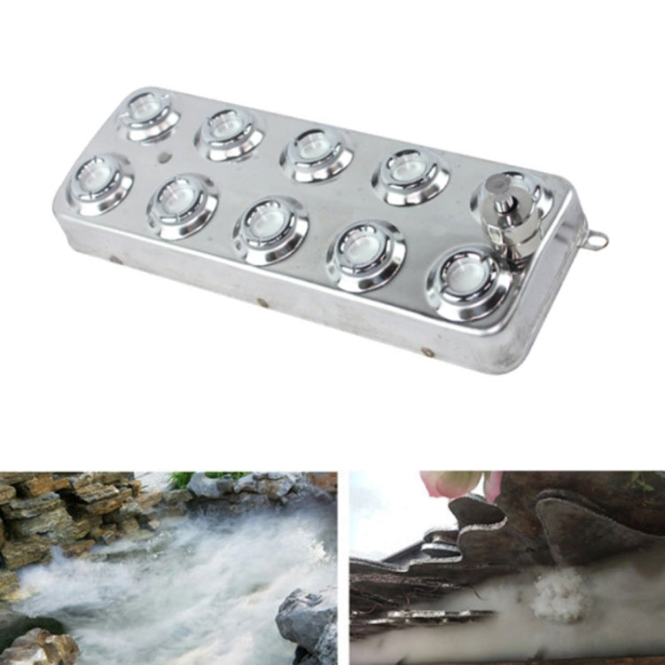 Accessori per atomizzazione ad ultrasuoni 10 teste Fog Maker Landscape Piastra di atomizzazione per umidificatore a grande volume di nebbia, spina americana, 10 Heads Fog Maker