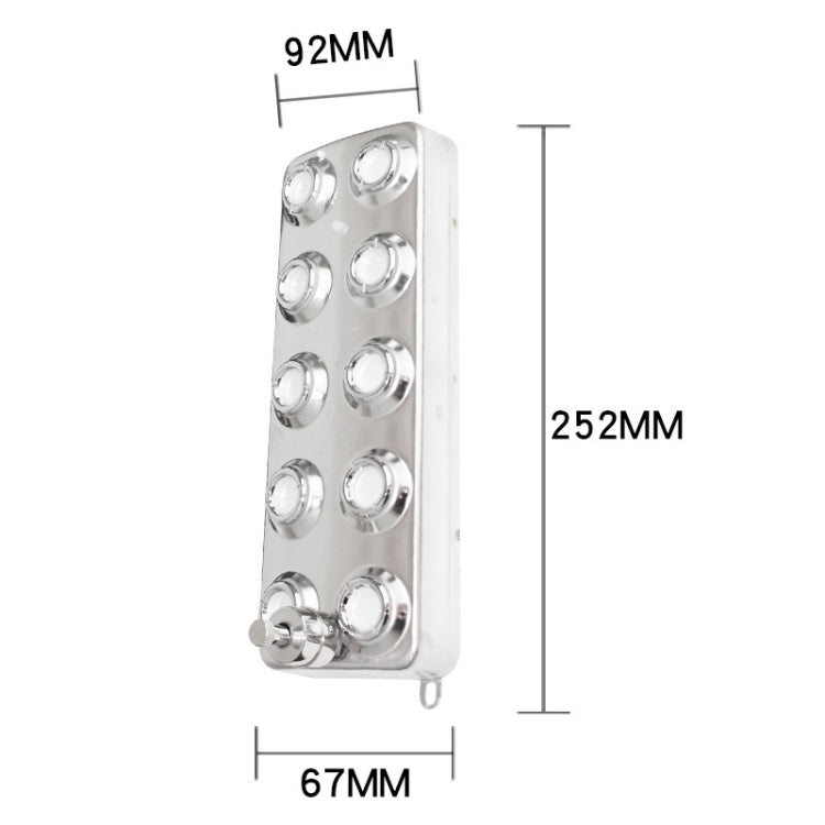 Accessori per atomizzazione ad ultrasuoni 10 teste Fog Maker Landscape Piastra di atomizzazione per umidificatore a grande volume di nebbia, spina americana, 10 Heads Fog Maker