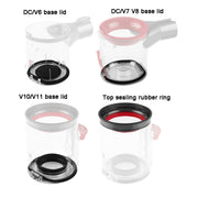 Accessori di ricambio per aspirapolvere, For Dyson V6 Dust Bin Base Lid, For Dyson V7 V8 Dust Bin Base Lid, For Dyson V10 V11 Dust Bin Base Lid, For Dyson V10 Dust Bin Sealing Ring, For Dyson V11 Dust Bin Sealing Ring                                   ...