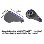 Copertura laterale in velluto per aspirapolvere Dyson V7-V15