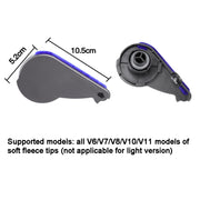 Copertura laterale della testata di aspirazione in morbido velluto per aspirapolvere, For Dyson V7 V8 V10 V11 V15, For Dyson Slim Light Version