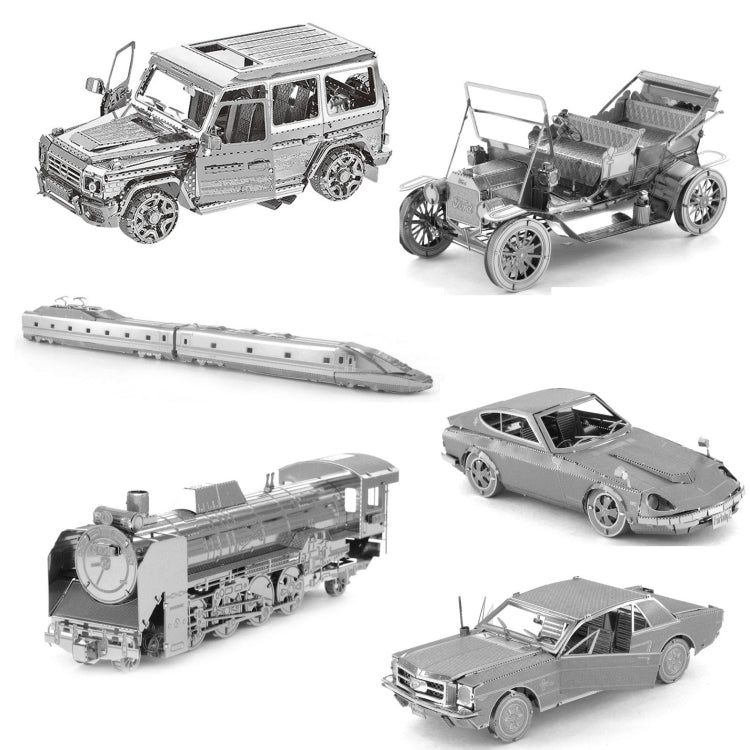 Puzzle 3D modello auto in metallo fai-da-te 17x14 cm