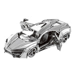 Puzzle 3D modello auto in metallo fai-da-te 17x14 cm