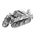 Puzzle 3D modello auto in metallo fai-da-te 17x14 cm