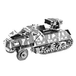 Puzzle 3D modello auto in metallo fai-da-te 17x14 cm