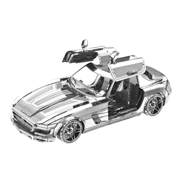 Puzzle 3D modello auto in metallo fai-da-te 17x14 cm
