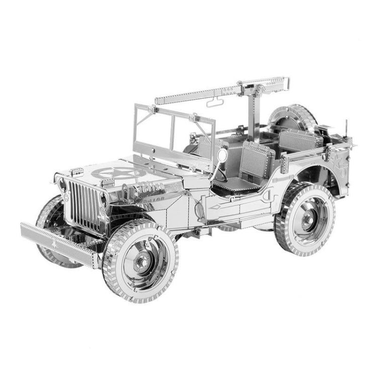 Puzzle 3D modello auto in metallo fai-da-te 17x14 cm