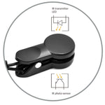 Sensore frequenza cardiaca con clip auricolare per tapis roulant