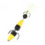 W.P.E PMG-M Foam Hook Soft Worm Bait Tre ganci di ancoraggio Esche finte, M