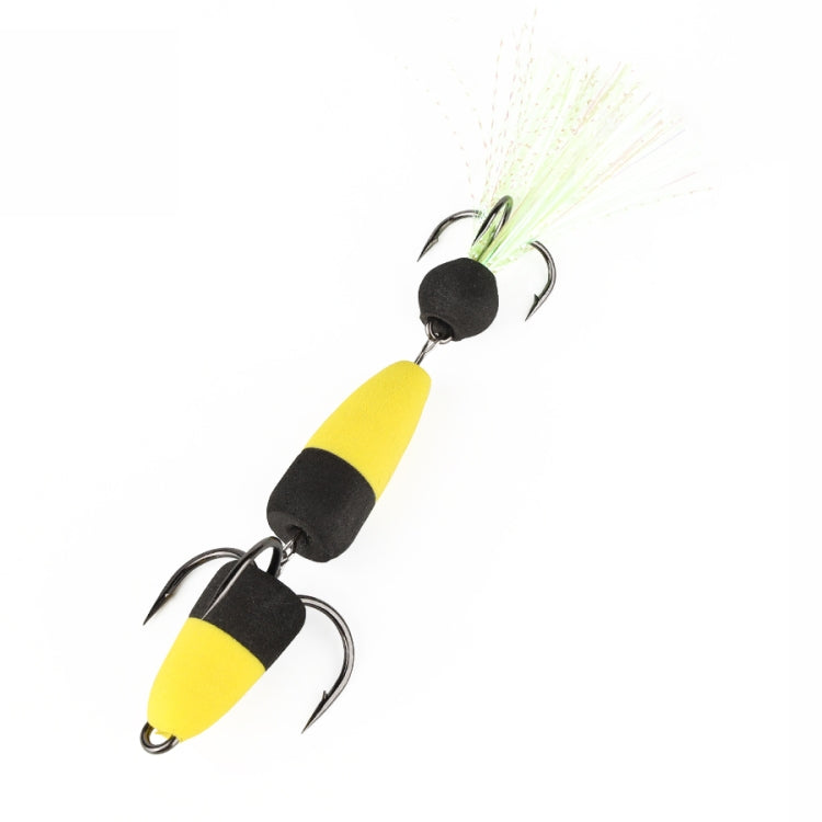 W.P.E PMG-M Foam Hook Soft Worm Bait Tre ganci di ancoraggio Esche finte, M