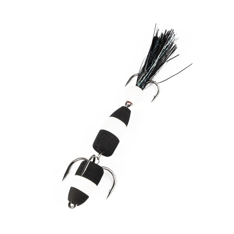 W.P.E PMG-M Foam Hook Soft Worm Bait Tre ganci di ancoraggio Esche finte, M