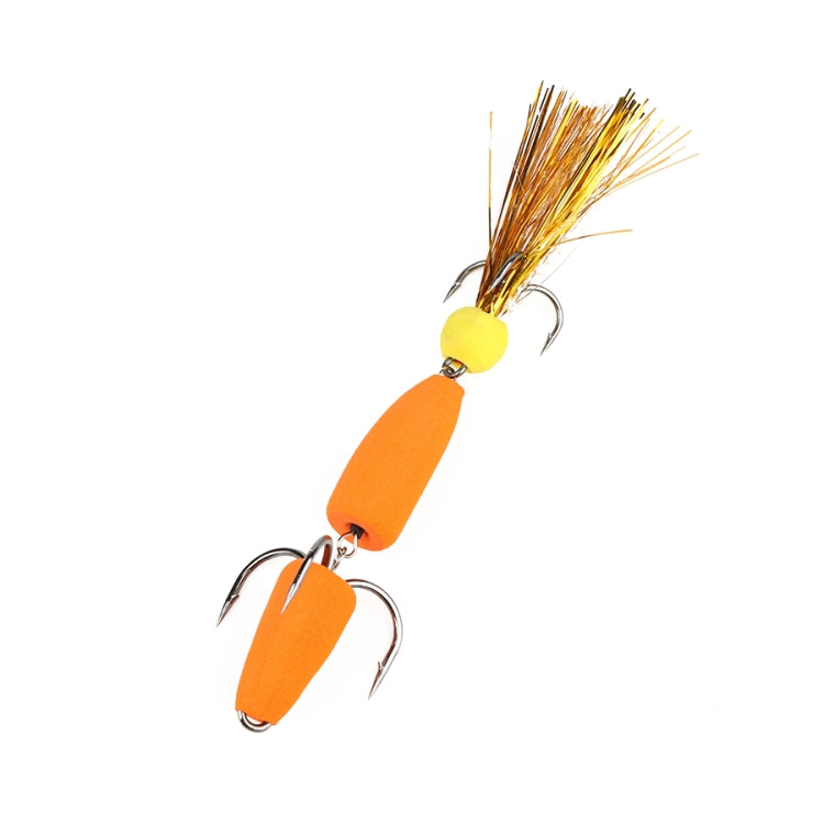 W.P.E PMG-M Foam Hook Soft Worm Bait Tre ganci di ancoraggio Esche finte, M