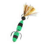 W.P.E PMG-M Foam Hook Soft Worm Bait Tre ganci di ancoraggio Esche finte, M