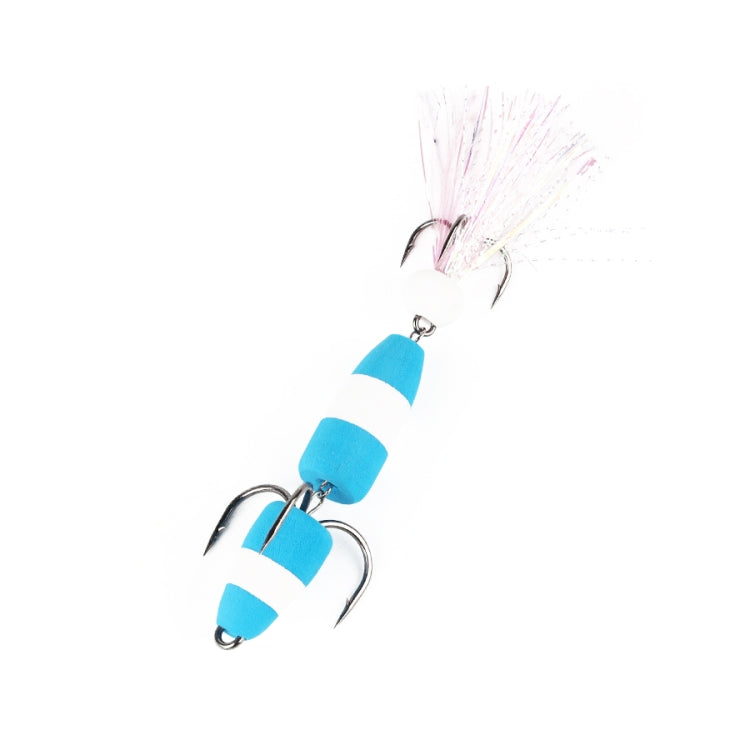 W.P.E PMG-M Foam Hook Soft Worm Bait Tre ganci di ancoraggio Esche finte, M
