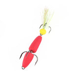 W.P.E PMG-M Foam Hook Soft Worm Bait Tre ganci di ancoraggio Esche finte, M