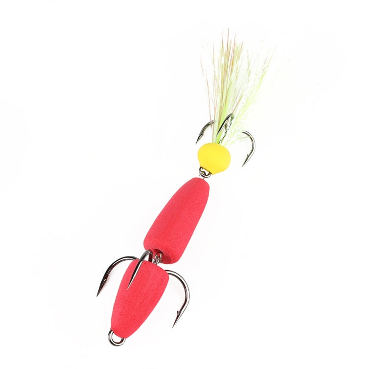 W.P.E PMG-M Foam Hook Soft Worm Bait Tre ganci di ancoraggio Esche finte, M