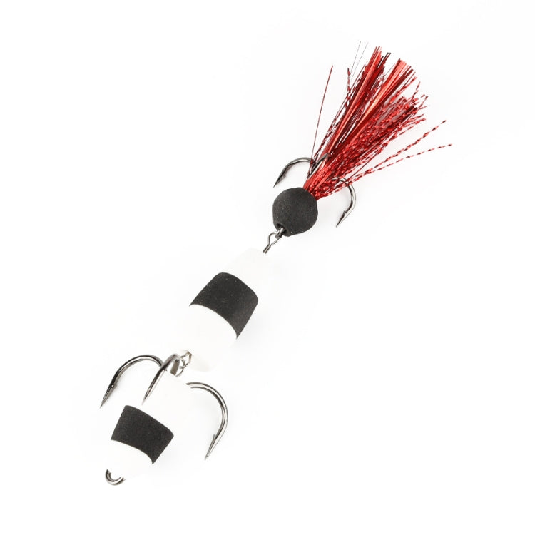 W.P.E PMG-M Foam Hook Soft Worm Bait Tre ganci di ancoraggio Esche finte, M