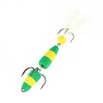 W.P.E PMG-M Foam Hook Soft Worm Bait Tre ganci di ancoraggio Esche finte, M
