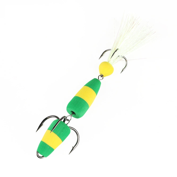 W.P.E PMG-M Foam Hook Soft Worm Bait Tre ganci di ancoraggio Esche finte, M