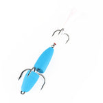 W.P.E PMG-M Foam Hook Soft Worm Bait Tre ganci di ancoraggio Esche finte, M