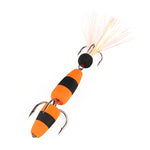 W.P.E PMG-M Foam Hook Soft Worm Bait Tre ganci di ancoraggio Esche finte, M