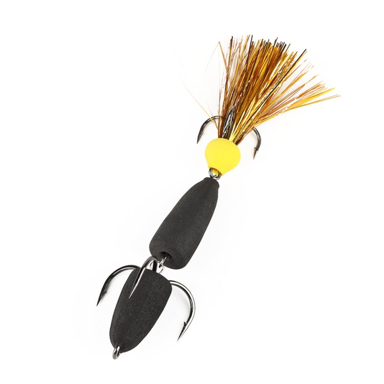 W.P.E PMG-M Foam Hook Soft Worm Bait Tre ganci di ancoraggio Esche finte, M