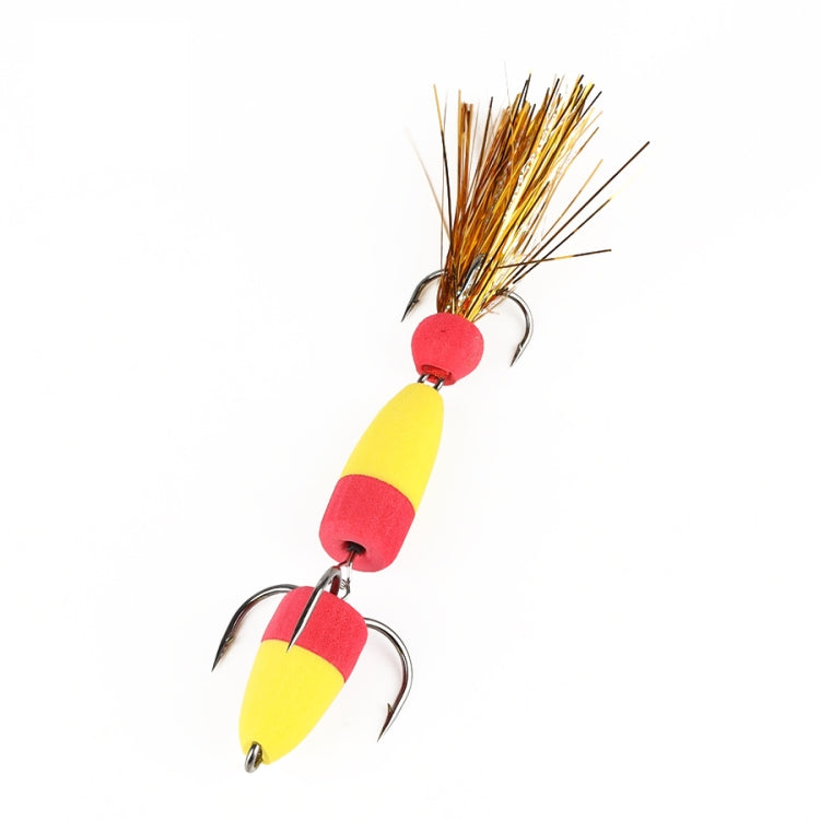 W.P.E PMG-M Foam Hook Soft Worm Bait Tre ganci di ancoraggio Esche finte, M