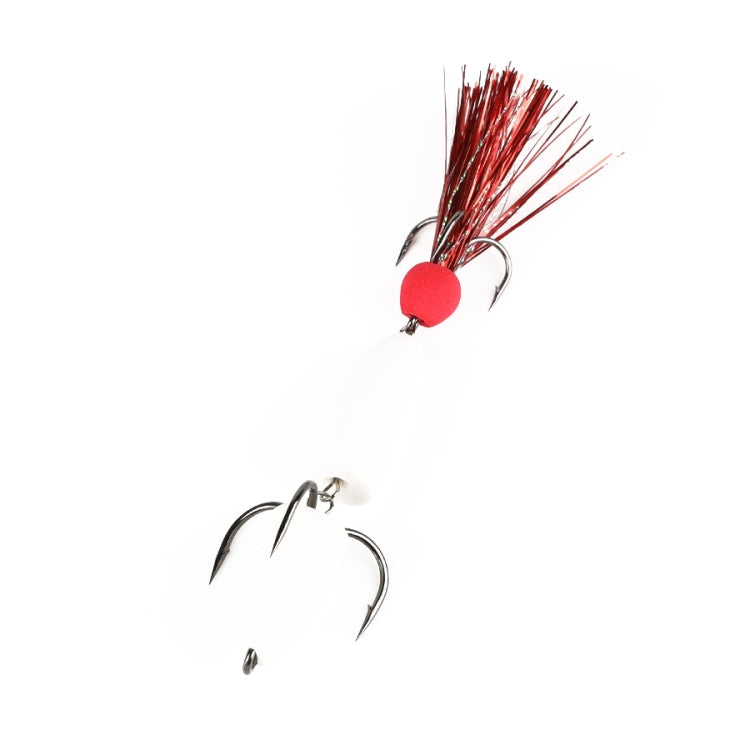 W.P.E PMG-M Foam Hook Soft Worm Bait Tre ganci di ancoraggio Esche finte, M