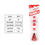 W.P.E PMG-M Foam Hook Soft Worm Bait Tre ganci di ancoraggio Esche finte, M
