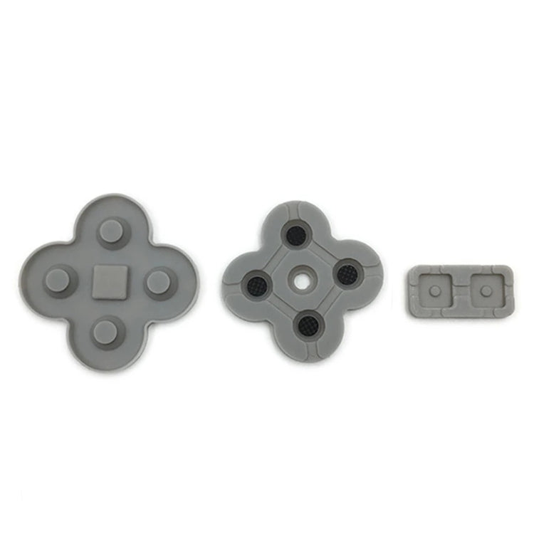 For NDSL NDS Lite Game 6 sets Conductive Rubber Pad Soft Silicone Adhesive Button Pads, Conductive Rubber Pad