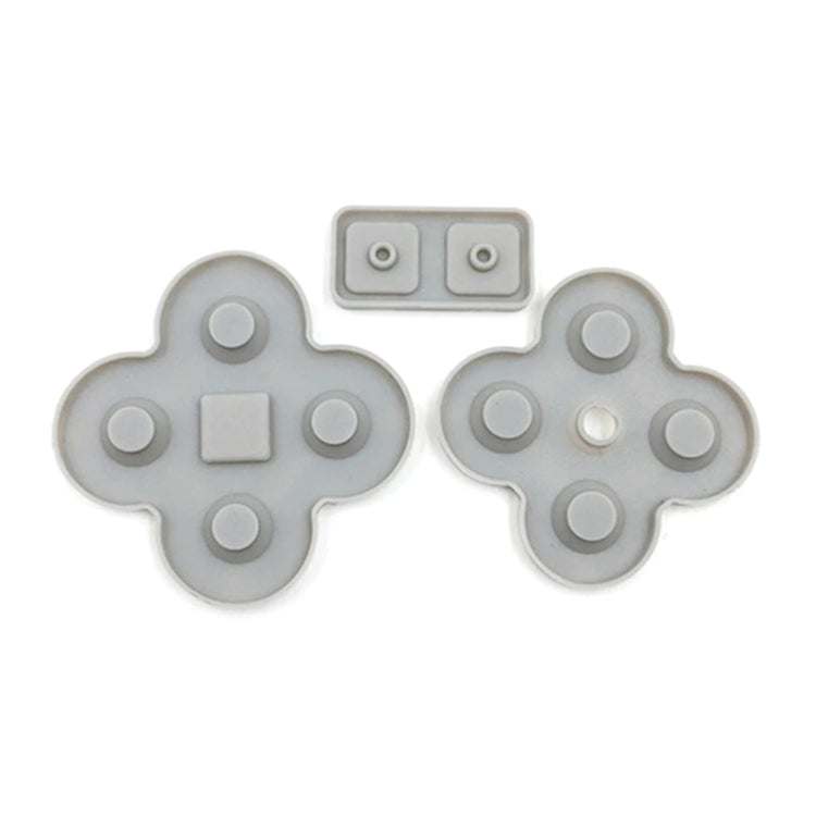 For NDSL NDS Lite Game 6 sets Conductive Rubber Pad Soft Silicone Adhesive Button Pads, Conductive Rubber Pad