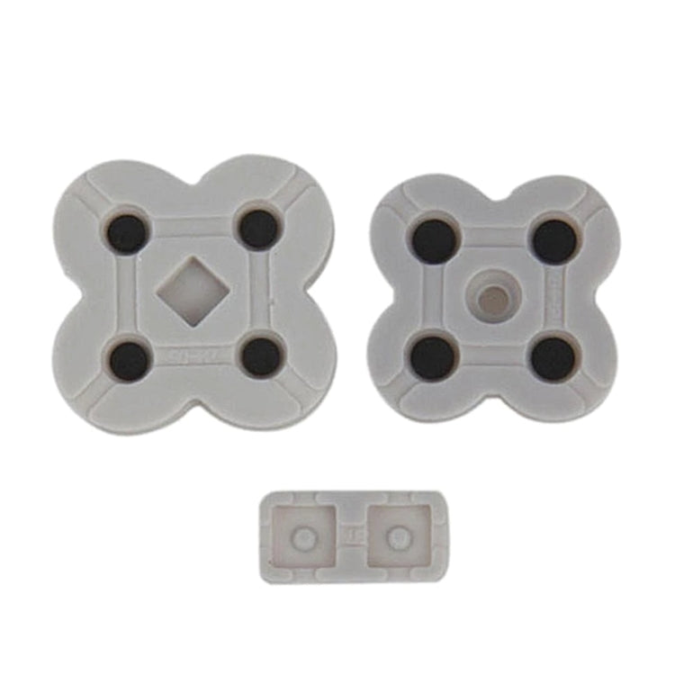 For NDSL NDS Lite Game 6 sets Conductive Rubber Pad Soft Silicone Adhesive Button Pads, Conductive Rubber Pad