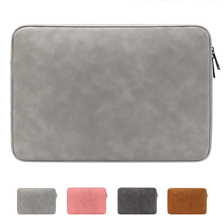 ND12 Borsa per laptop leggera impermeabile resistente all'usura in pelle di agnello, 13.3 inches, 14.1-15.4 inches