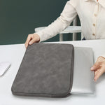 ND12 Borsa per laptop leggera impermeabile resistente all'usura in pelle di agnello, 13.3 inches, 14.1-15.4 inches