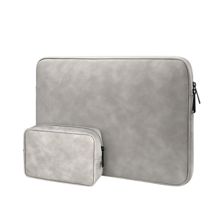 ND12 Borsa per laptop leggera impermeabile resistente all'usura in pelle di agnello, 13.3 inches, 14.1-15.4 inches