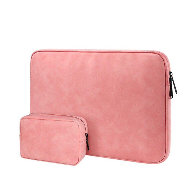 ND12 Borsa per laptop leggera impermeabile resistente all'usura in pelle di agnello, 13.3 inches, 14.1-15.4 inches