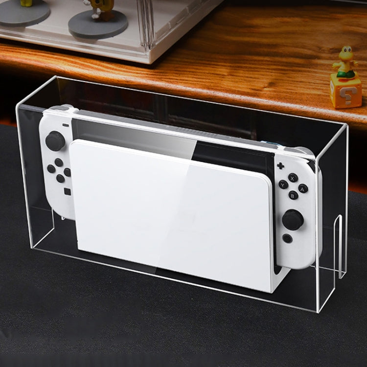 Base luminosa con copertura antipolvere per Nintendo Switch
