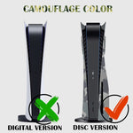 Cover protettiva camouflage per PS5 versione CD-ROM