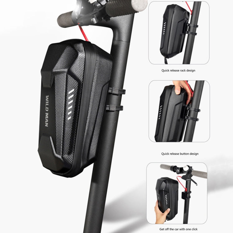WILD MAN ES8X Borsa per scooter elettrico per bicicletta a smontaggio rapido Borsa rigida in EVA, Fast Disassembly 2L, Fast Disassembly 3L, Fast Disassembly 4L