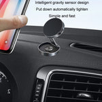 Staffa di aspirazione magnetica per auto circolare pieghevole per auto con posizionamento multi-angolo