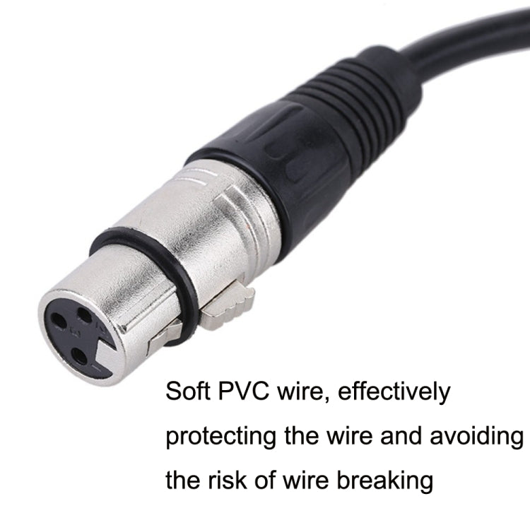 Cavo audio bilanciato 6,35 mm femmina a XLR 2 pin 0,5-30m