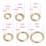 Portachiavi con fettuccia aperta in metallo con anello a molla in lega di zinco da 20 pezzi, 3 Points Silver, 4 Points Silver, 4 Points Light Gold, Inch 2 Black, 3 Points Light Gold, 3 Point Black, 4 Points Black, 5 Points Light Gold, 5 Points Black   ...