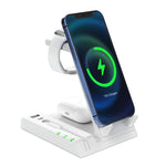 Base di ricarica wireless 6 in 1 con porta USB-C