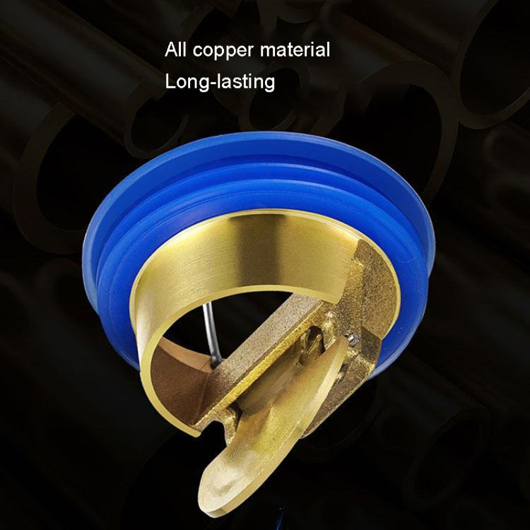 Deodorante per scarico a pavimento in ottone Nucleo interno Bagno Toilette universale, Brass